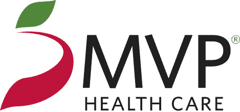 MVP Health Care MVP Health Care logo with leaf design