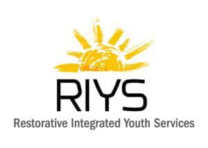 RIYS logo with sun graphic